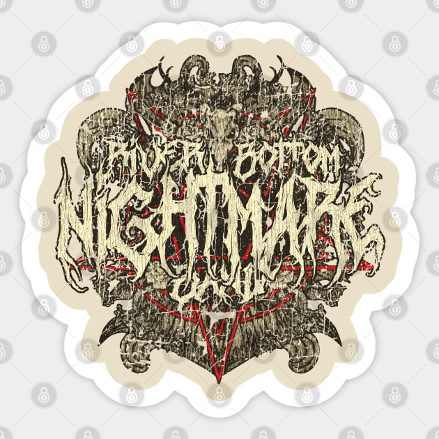 Riverbottom Nightmare Band // Vintage Sticker by Niko Neon
